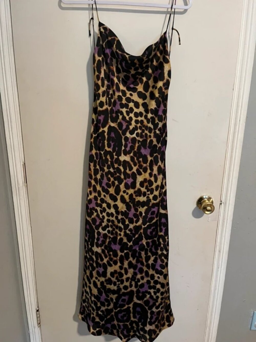Zara Leopard print dress
